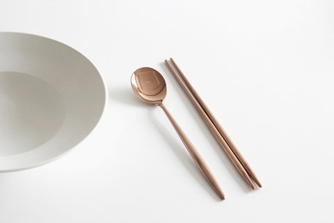 Rose Gold Cutlery Set
