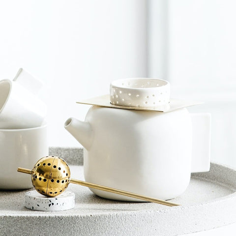 Stem Tea Strainer - Brass