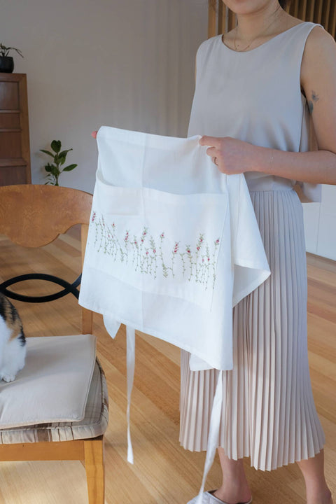 Half size Rose Apron