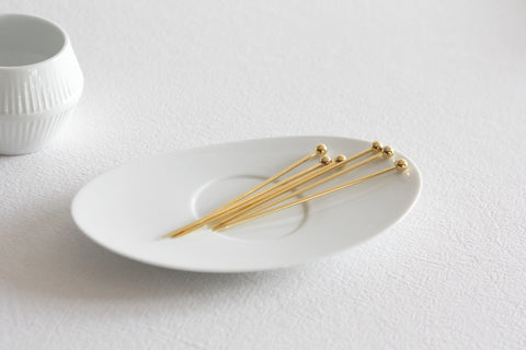 Gold Dessert Pick