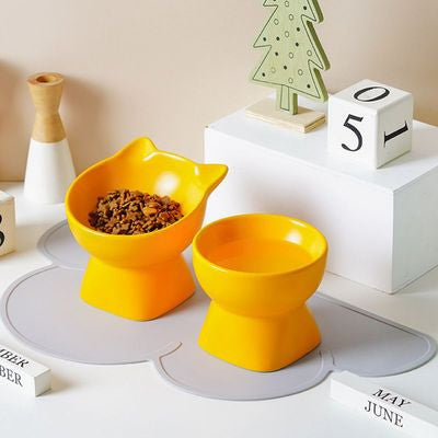 Neck Protection Pet Bowls Set