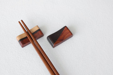 Natural Wood Cutlery Support Set