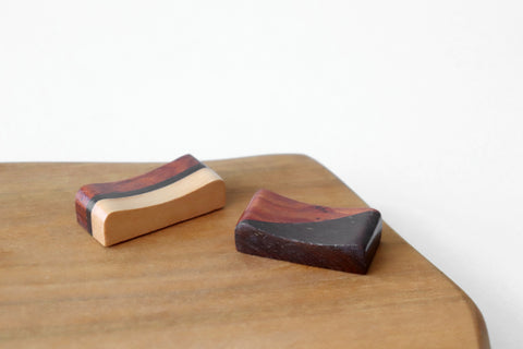 Natural Wood Cutlery Support Set