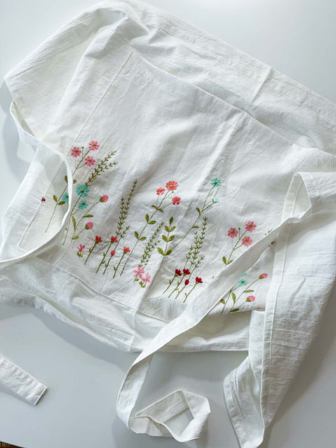 Half size Rose Apron