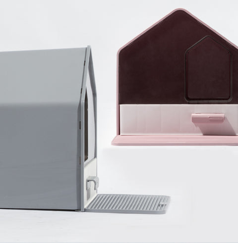 Enclosed Cat Litter House