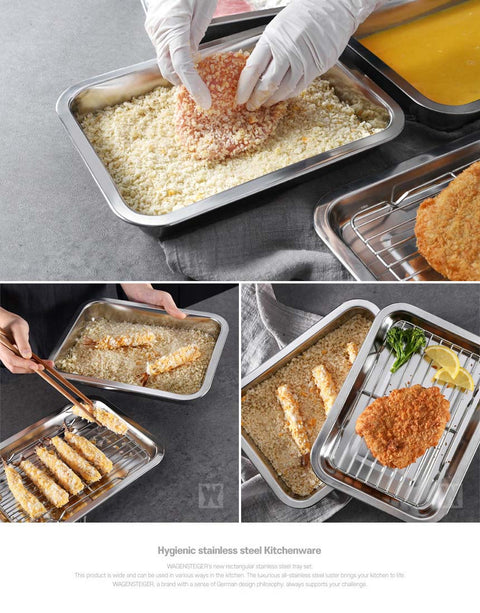 Stainless Multi-purpose Tray Set