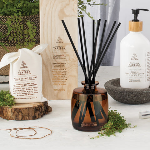 Vanilla, Lavender & Geranium Diffuser Set