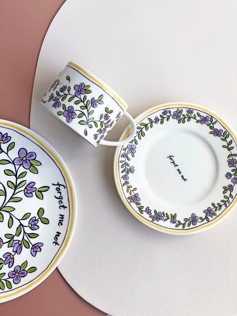 Forget Me Not - Cup and Saucer