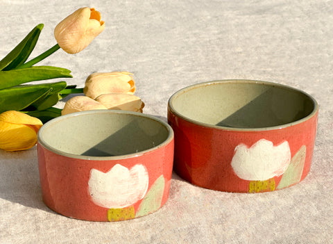 [Ouchi] Tulip Rice & Soup Bowl Set - PRE-ORDER