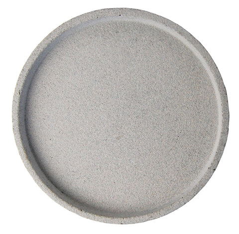 Concrete Round Tray - Large Natural