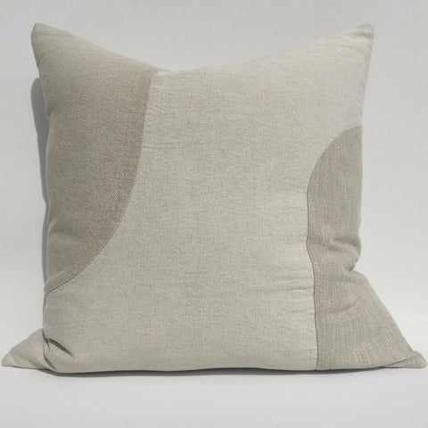 Shabby Chic French Linen Cotton Cushion - River