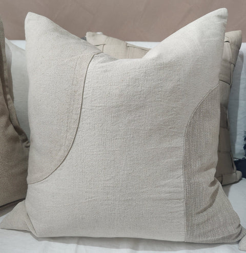 Shabby Chic French Linen Cotton Cushion - River