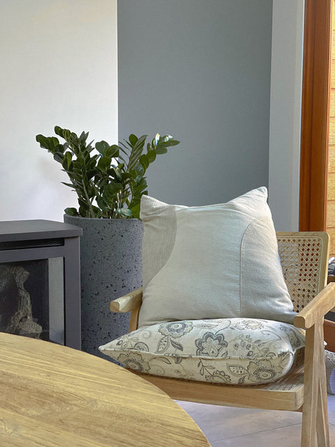 Designer Fabric by ACTEX- Linen Cushion - Cottage Garden