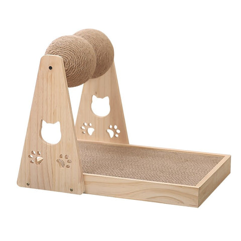 Cat Scratcher with Ball Toy