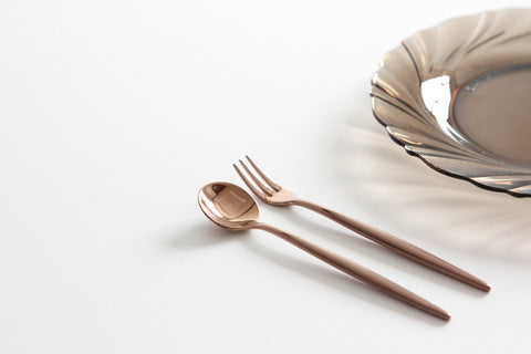 Rose Gold Tea Time Cutlery Set