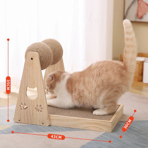 Cat Scratcher with Ball Toy