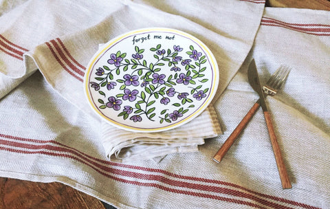 Heritage - Forget Me Not Plate