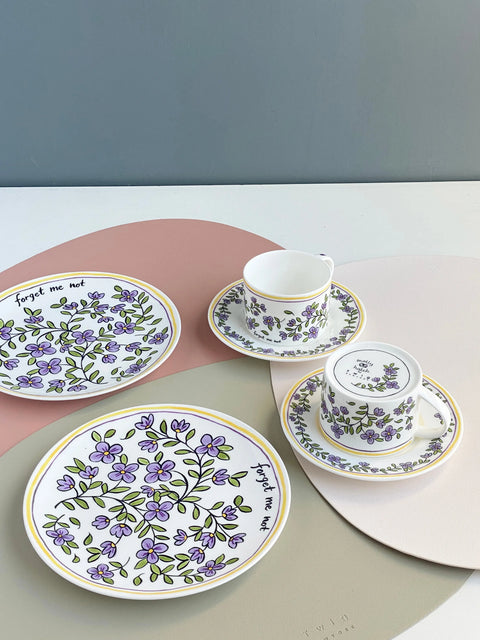 Forget Me Not - Cup and Saucer